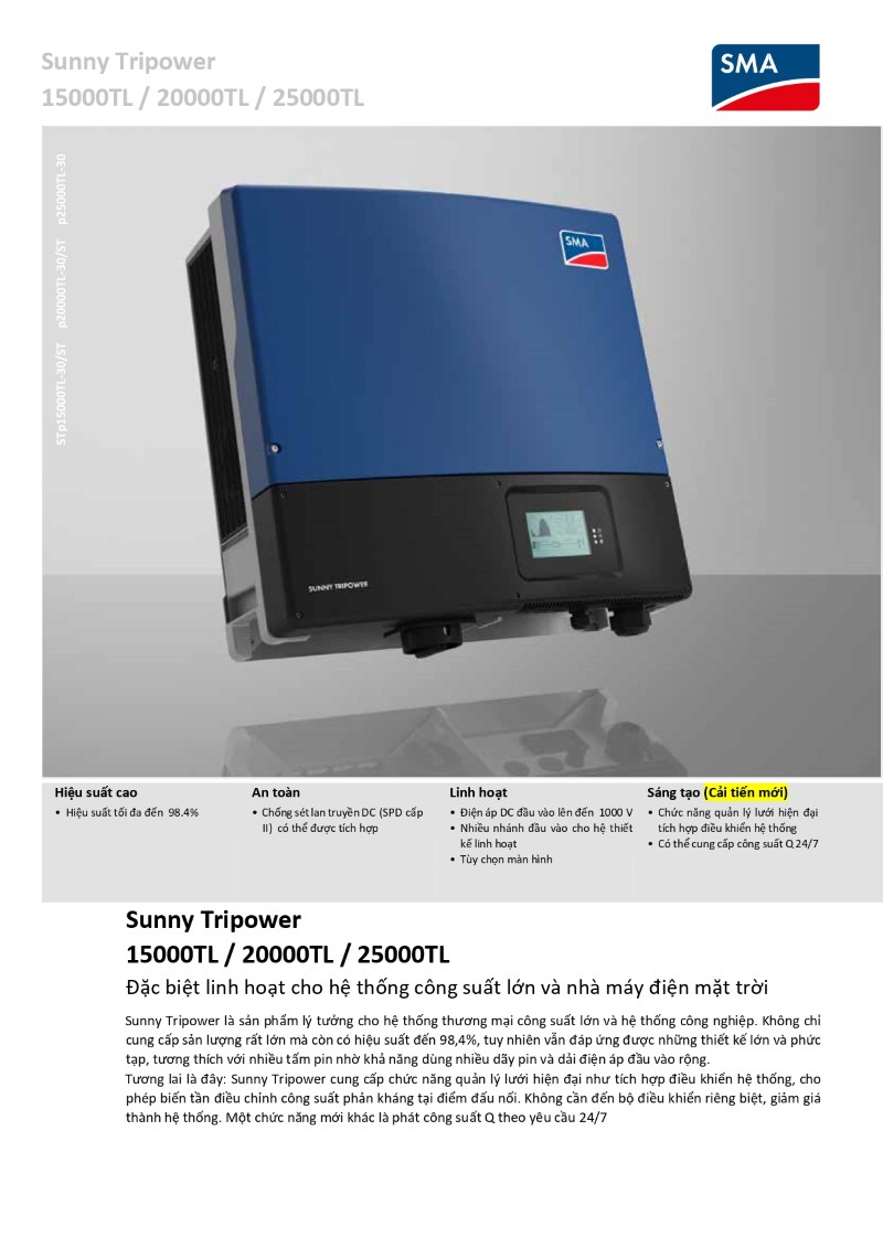 Inverter SMA Sunny Tripower 25kW
