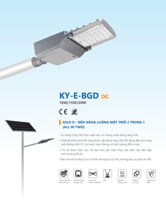 Đèn năng lượng mặt trời Sokoyo Solo