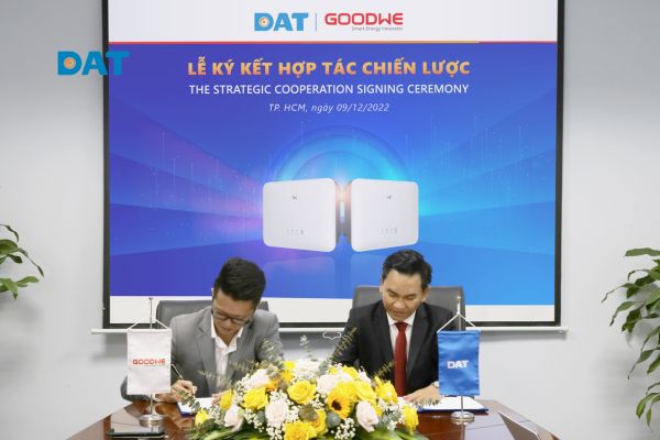 Lễ ký kết hợp đồng giữa DAT Group và Goodwe
