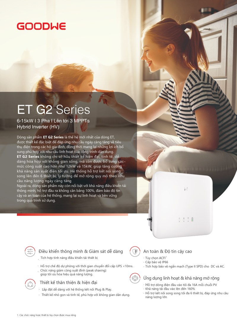 Datasheet Inverter Hybrid GoodWe ET G2 Series