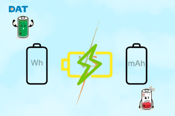 So sánh Wh và mAh để lựa chọn đơn vị phù hợp.