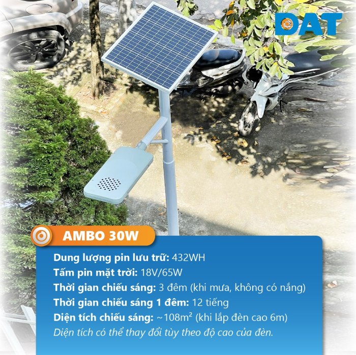 Đèn năng lượng mặt trời All in Two