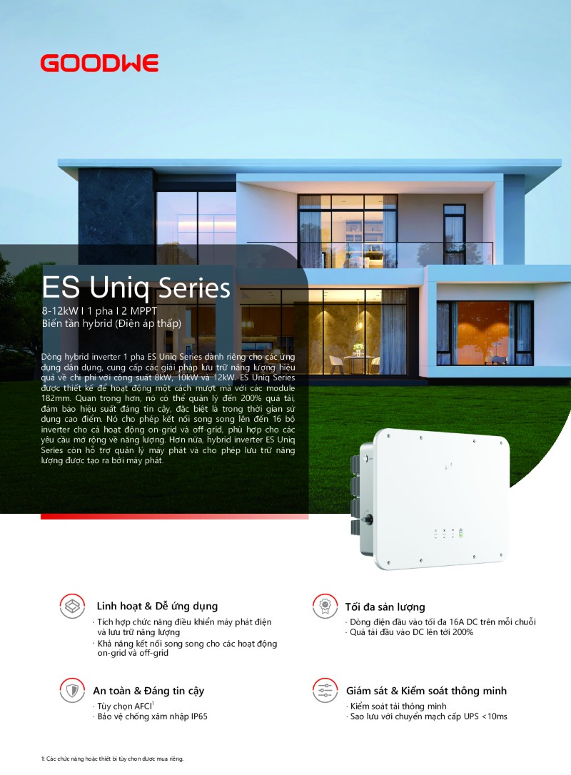 inverter 8kW GoodWe ES Uniq