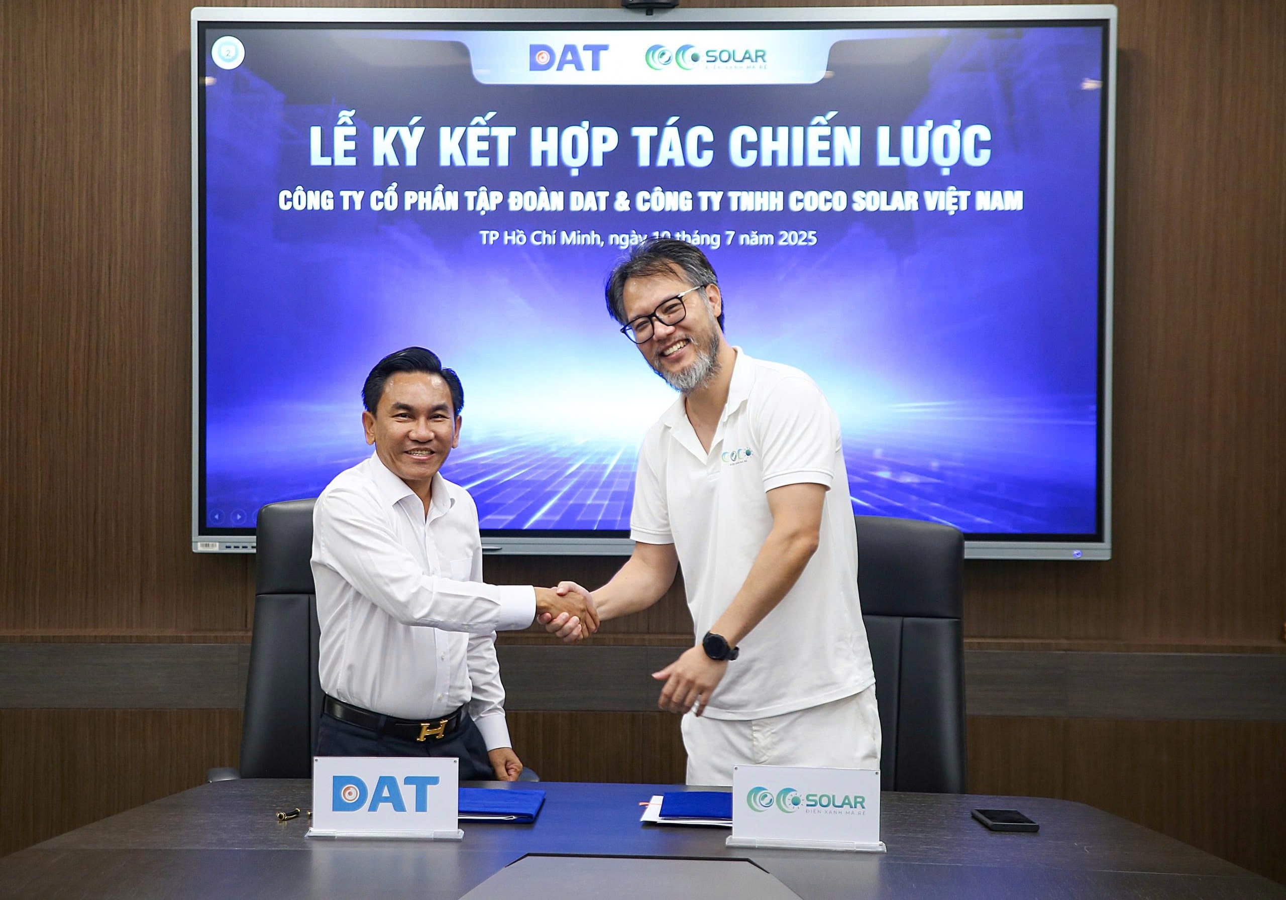 DAT Group và Coco Solar đồng hành kiến tạo giá trị bền vững