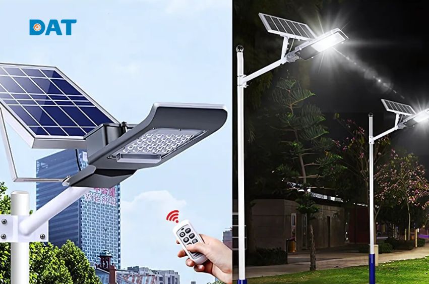 Đèn đường năng lượng mặt trời Sokoyo CONCO 150W với điều khiển từ xa tiện lợi, chiếu sáng mạnh mẽ và tiết kiệm năng lượng tối ưu cho các tuyến phố hiện đại