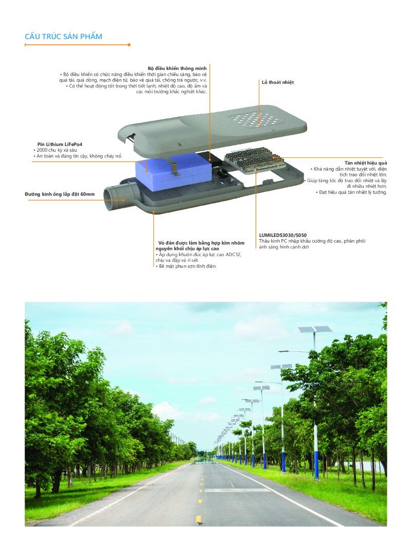 Đèn năng lượng mặt trời Ambo 30w
