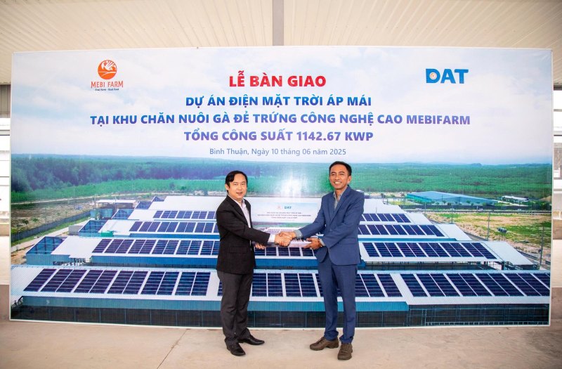 DAT Group cũng thường xuyên triển khai lắp đặt điện mặt trời cho doanh nghiệp