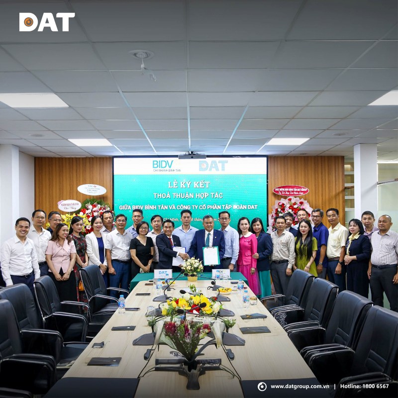 Lễ ký kết giữa DAT Group và BIDV