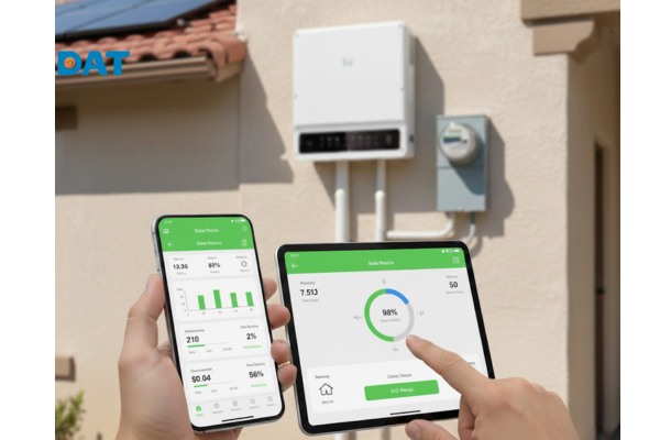 Inverter Hybrid 8kW GoodWe có khả năng kết nối các ứng dụng trên điện thoại