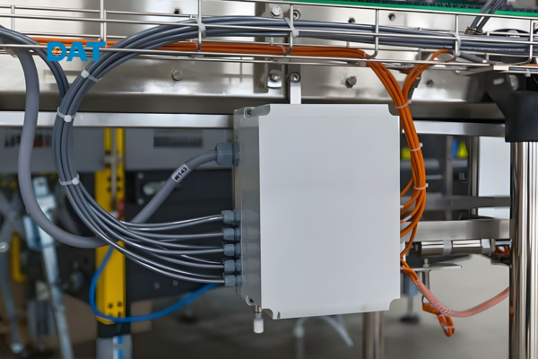 Dây điện được bọc trong Junction Box gọn gàng, đẹp mắt