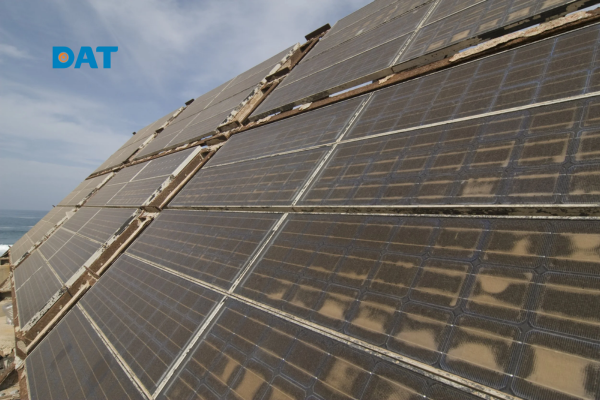 Tấm pin bị ăn mòn ảnh hưởng hiệu suất chuyển đổi