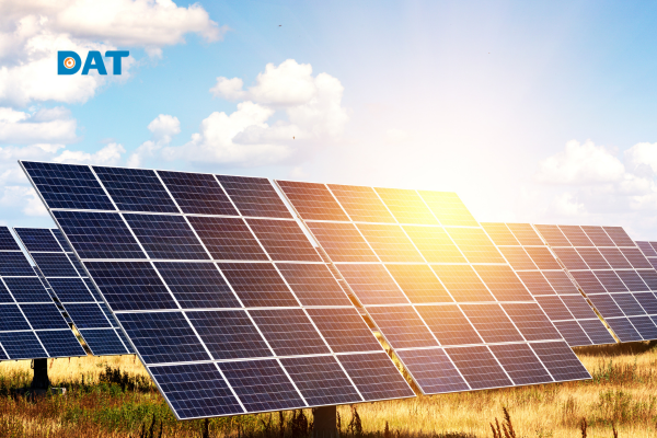 Không khí trong lành cùng tấm pin mặt trời xanh