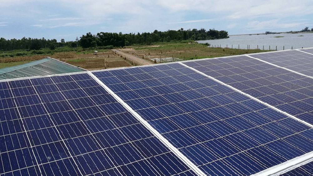 Bơm NLMT sản xuất rau sạch công nghệ cao