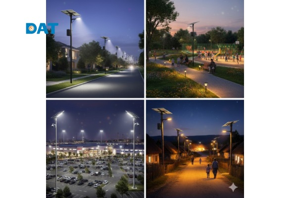 Tổng hợp các ứng dụng phổ biến của đèn năng lượng mặt trời