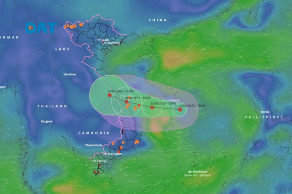 Áp thấp nhiệt đới có vùng áp thấp với tâm áp suất giảm so với xung quanh