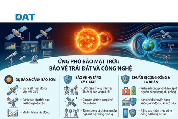 Biện pháp ứng phó bão mặt trời bảo vệ lưới điện