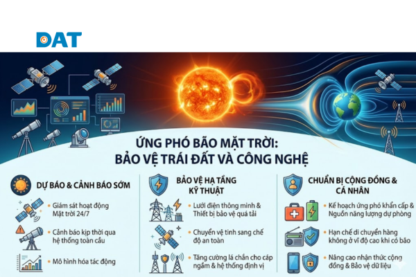 Biện pháp ứng phó bão mặt trời bảo vệ lưới điện