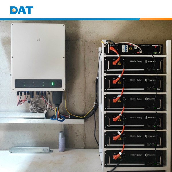 Lắp pin lưu trữ điện năng lượng mặt trời DAT Group