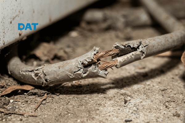 Lớp vỏ cách điện bị hư hỏng do tác động cơ học hoặc sinh vật là nguyên nhân hàng đầu dẫn đến đoản mạch trong gia đình.