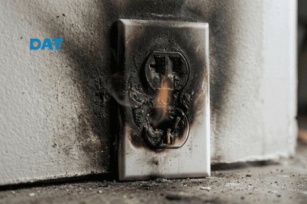 Hồ quang điện sinh ra từ ngắn mạch có nhiệt độ cực cao, dễ dàng gây hỏa hoạn và phá hủy hoàn toàn thiết bị.