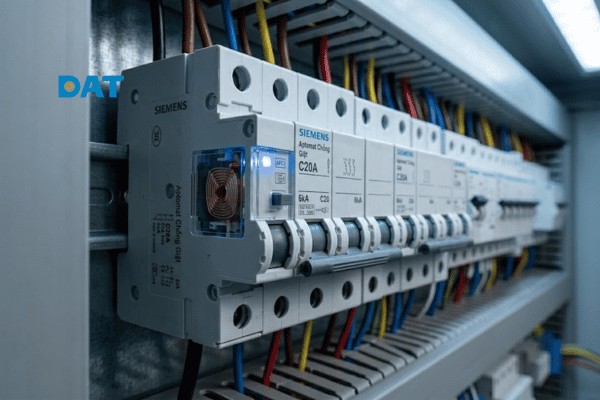 Sử dụng các thiết bị đóng ngắt tự động (Aptomat) có dòng cắt (kA) phù hợp giúp cách ly sự cố ngắn mạch tức thì.