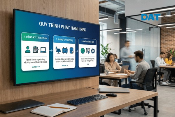 Quy trình đăng ký và phát hành chứng chỉ I-REC quốc tế được thực hiện nghiêm ngặt qua các hệ thống kiểm định độc lập.
