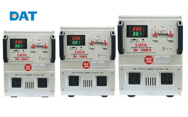 Máy ổn áp giúp duy trì điện áp đầu ra ổn định cho các thiết bị nhạy cảm.
