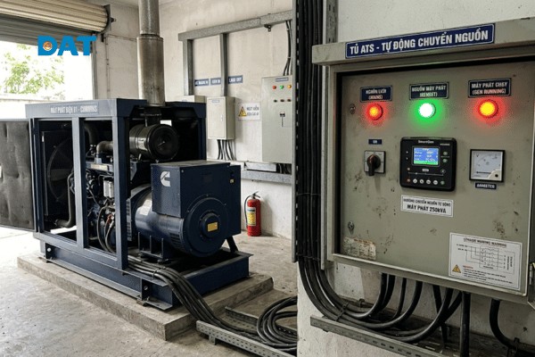 Tủ điện ATS đóng vai trò trung gian, tự động điều phối nguồn điện giữa điện lưới quốc gia và máy phát điện dự phòng.