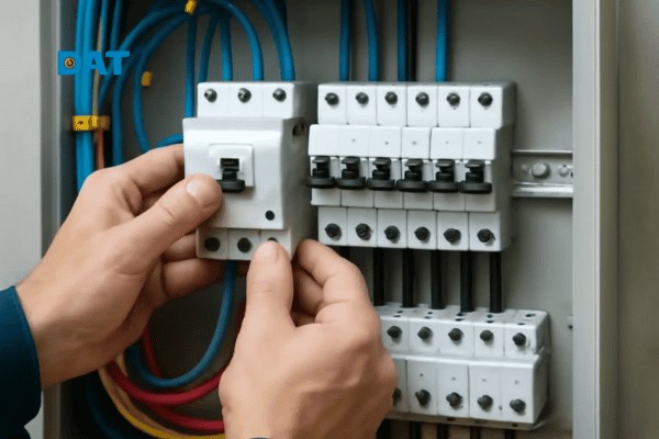 Ngắt hoàn toàn nguồn điện tổng của khu vực trước khi tiến hành các thao tác kỹ thuật.