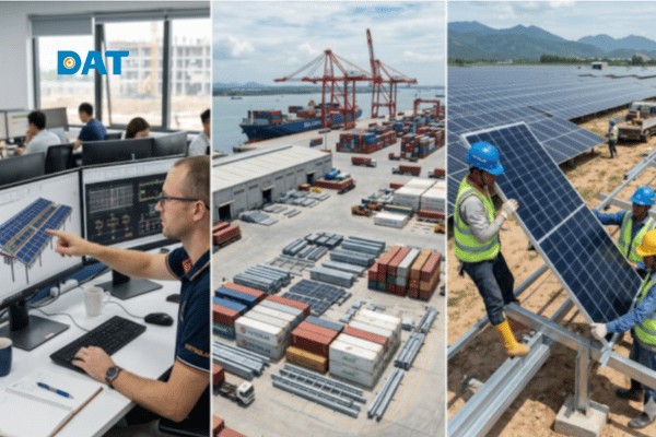 Phạm vi công việc khép kín của mô hình EPC bao gồm: Engineering (Thiết kế kỹ thuật), Procurement (Cung ứng vật tư thiết bị) và Construction (Thi công lắp đặt).