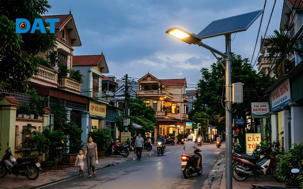 Giải pháp đèn năng lượng mặt trời cho lối đi công cộng: Tiết kiệm chi phí hạ tầng, không cần kéo dây điện phức tạp.