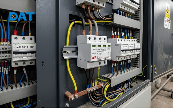 Thiết bị chống sét lan truyền (SPD) đóng vai trò xả xung điện cao áp xuống hệ thống tiếp địa để bảo vệ các thiết bị điện tử nhạy cảm.