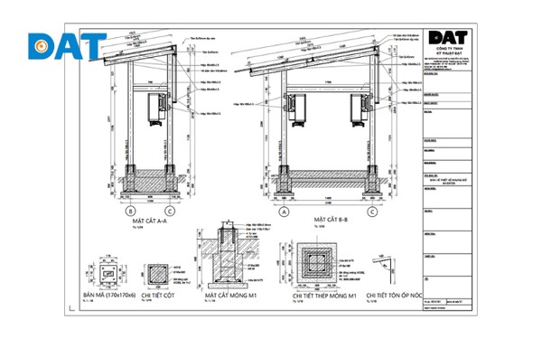 Bản vẽ thiết kế điện mặt trời mái nhà tiêu chuẩn.