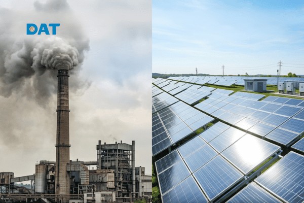 Điện mặt trời áp mái giúp doanh nghiệp chuyển đổi từ nguồn điện phát thải cao sang năng lượng sạch.