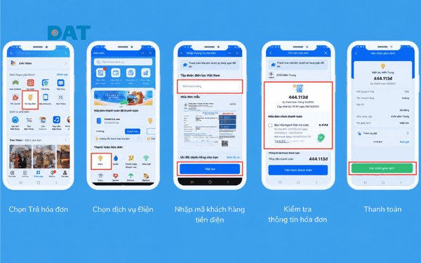 Hướng dẫn thanh toán tiền điện qua Zalo Pay