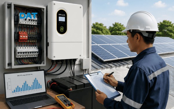 Tính toán chính xác công suất tiêu thụ giúp tránh tình trạng quá tải Inverter hoặc lãng phí chi phí đầu tư ban đầu.